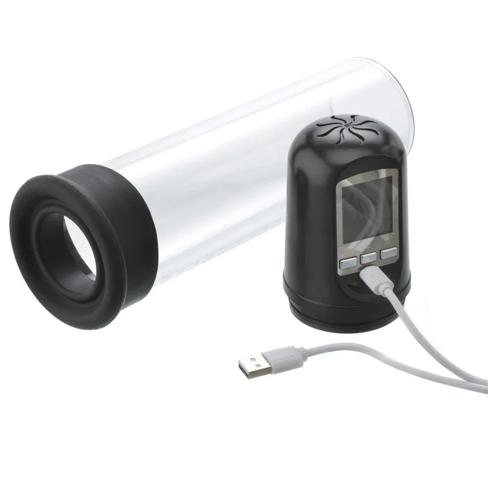 Adam & Eves Advanced Rechargeable Penis Pump for Enhanced Performance