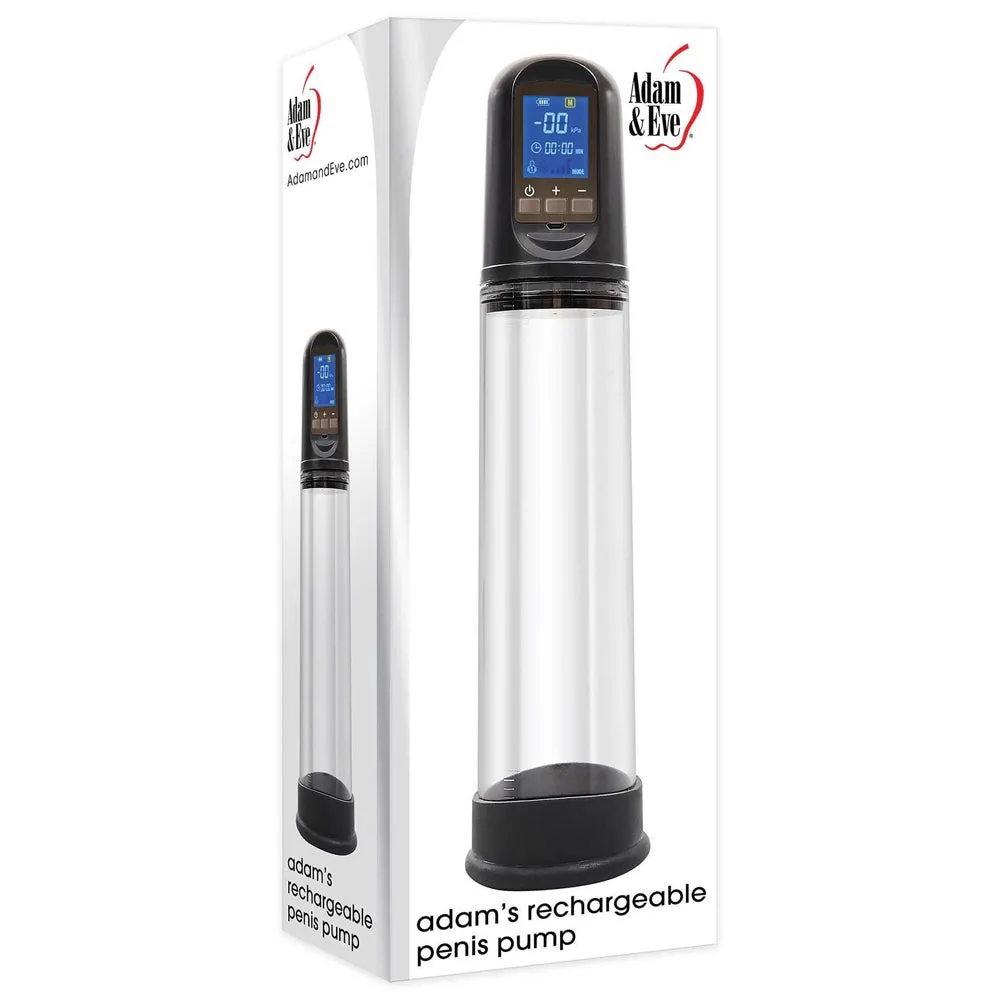 Adam & Eves Advanced Rechargeable Penis Pump for Enhanced Performance