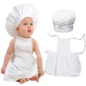 Babymoon Chef New Born Baby Photography Shoot Props Costume