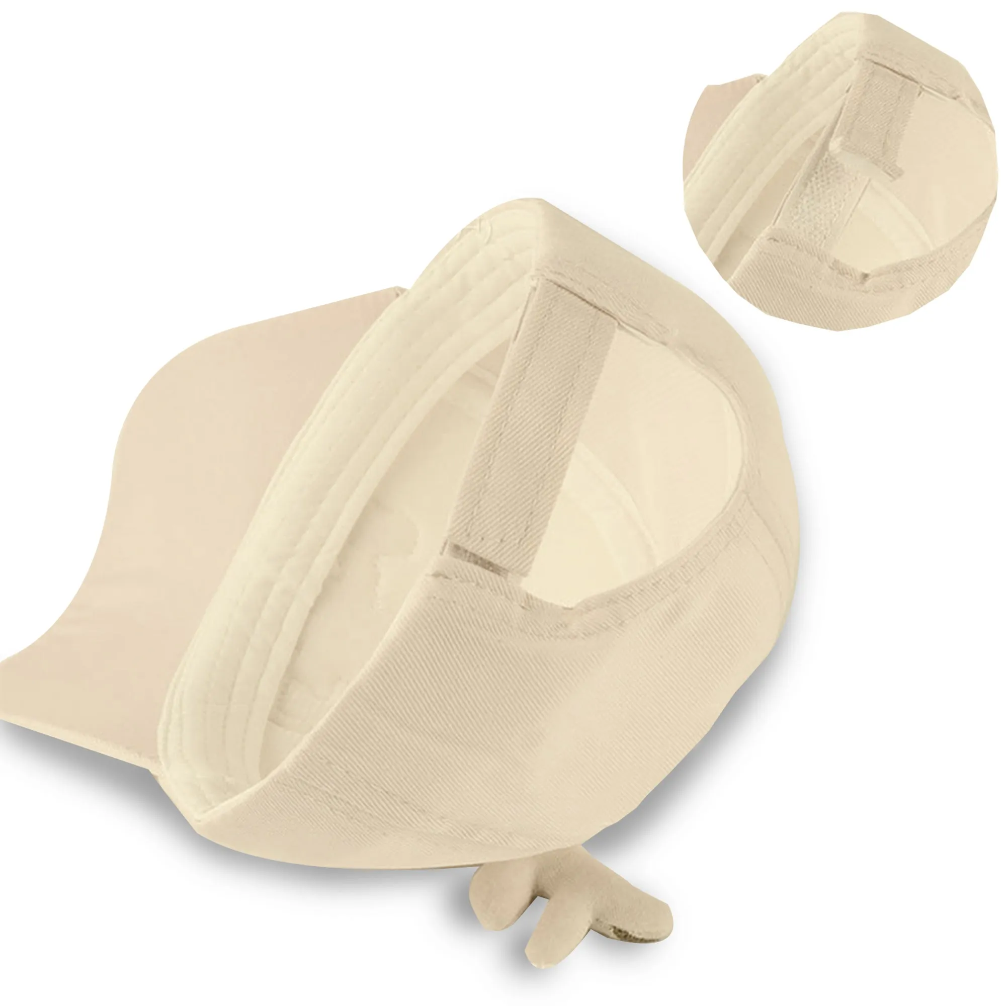 Babymoon Cotton Summer Giraffe Kids Caps | 2-8 Years | Offwhite