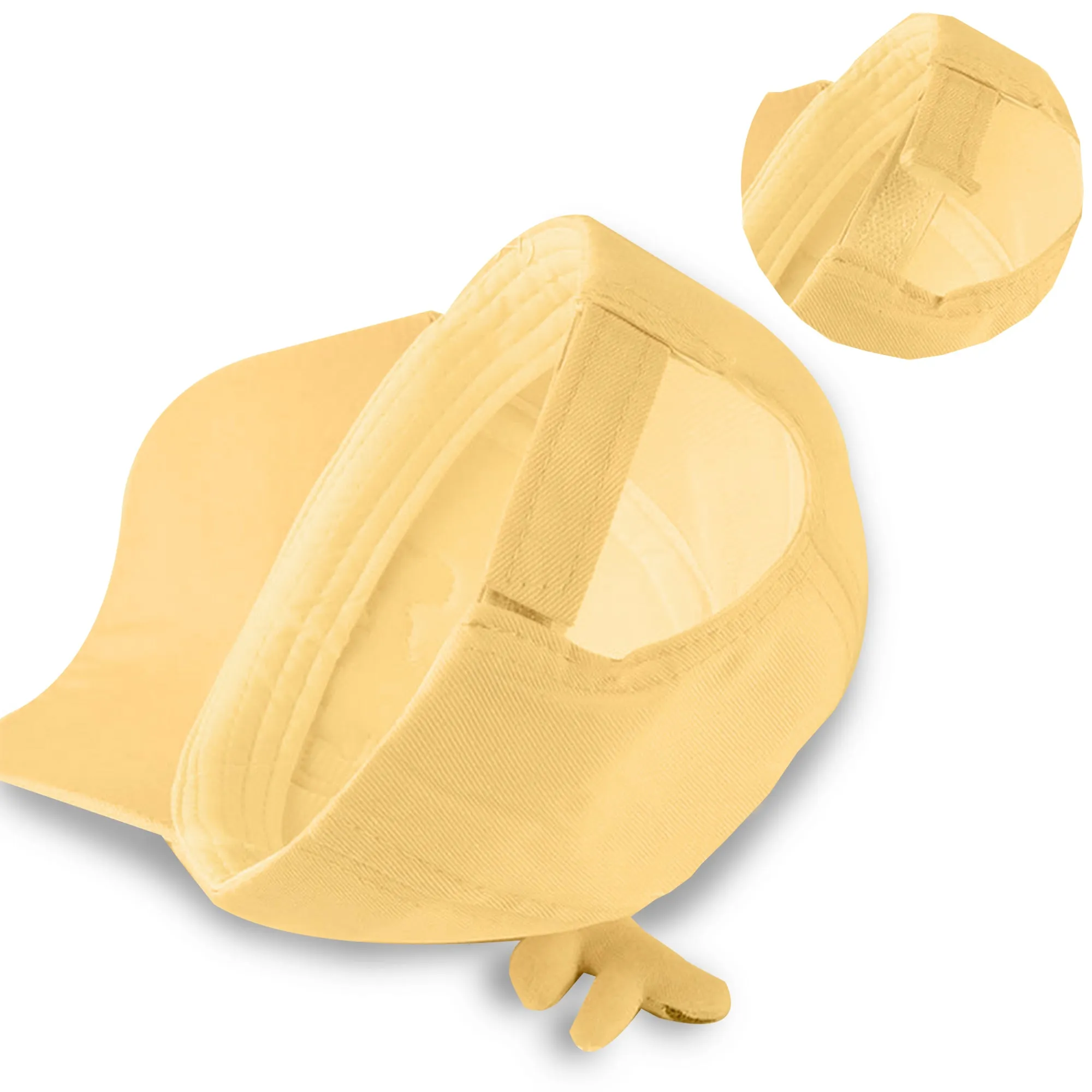 Babymoon Cotton Summer Giraffe Kids Caps | 2-8 Years | Yellow