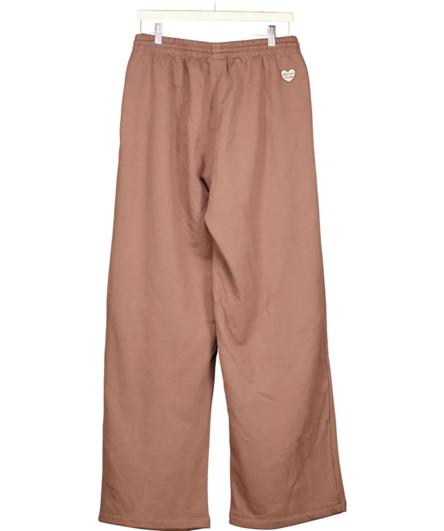 Bo   Tee Brown "with Love Always" Logo Joggers UK M