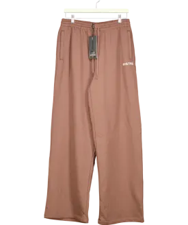 Bo   Tee Brown "with Love Always" Logo Joggers UK M