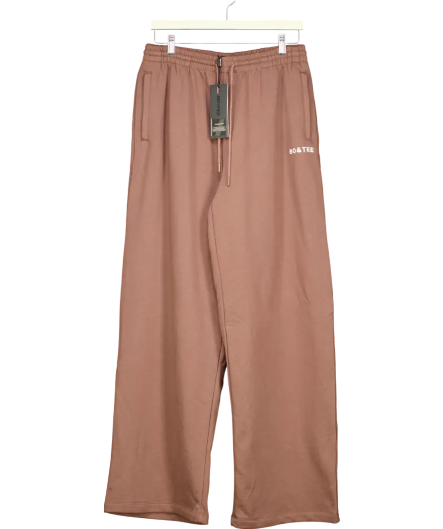 Bo   Tee Brown "with Love Always" Logo Joggers UK M