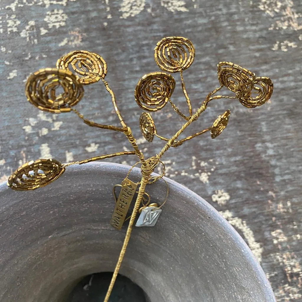 Brass Beaded Cow Parsley - Botanical Range - Walther & Co