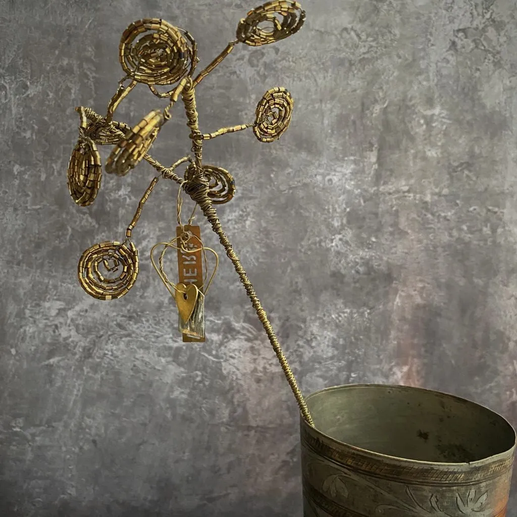 Brass Beaded Cow Parsley - Botanical Range - Walther & Co