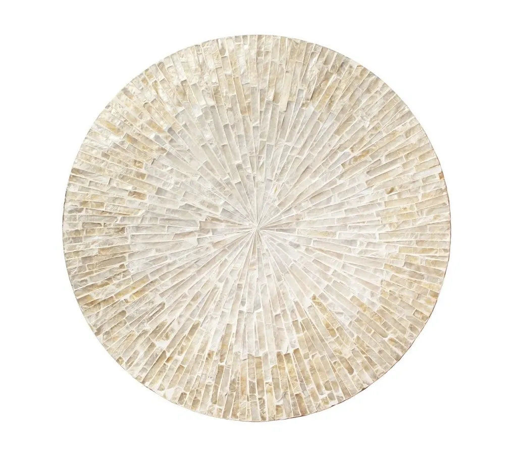 Byzantine Placemat in Ivory & Gold, Set of 4