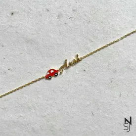 Custom Name Car Bracelet
