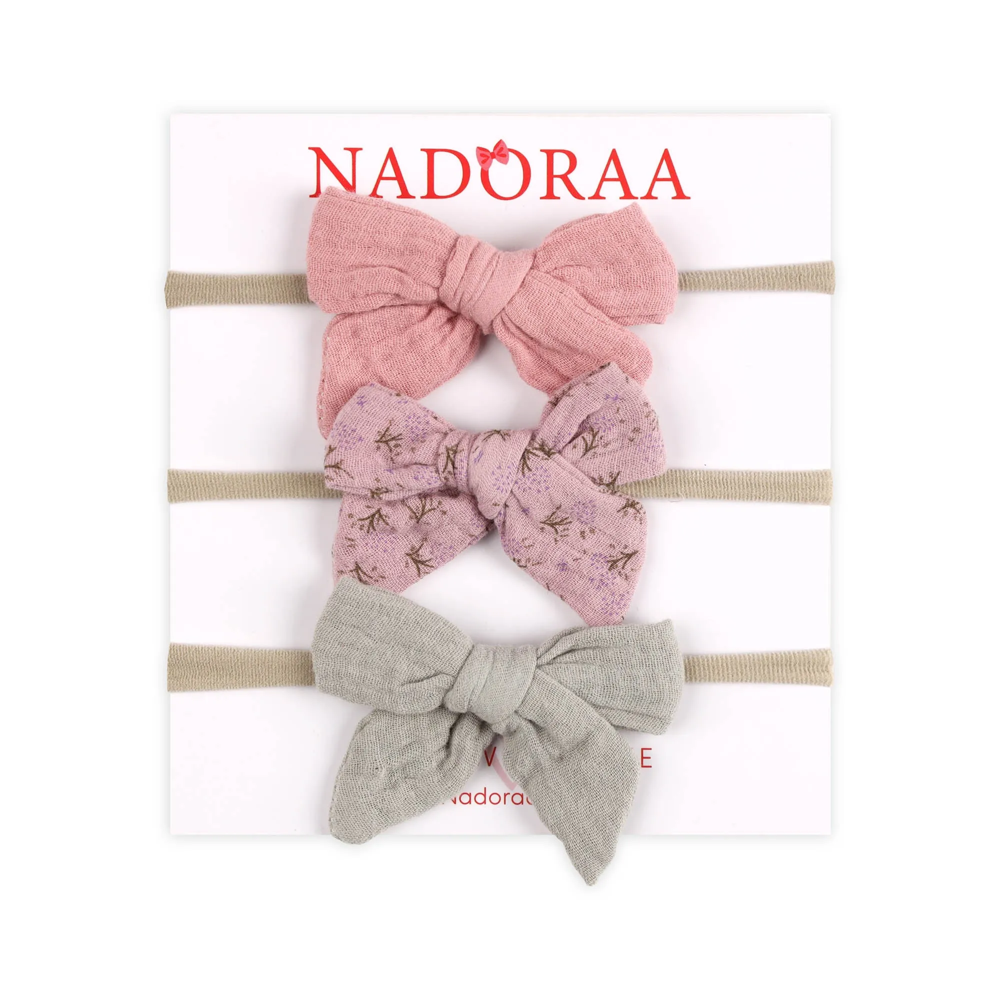 Kicks & Crawl- Lilac Joy Hairbands - Pack of 3