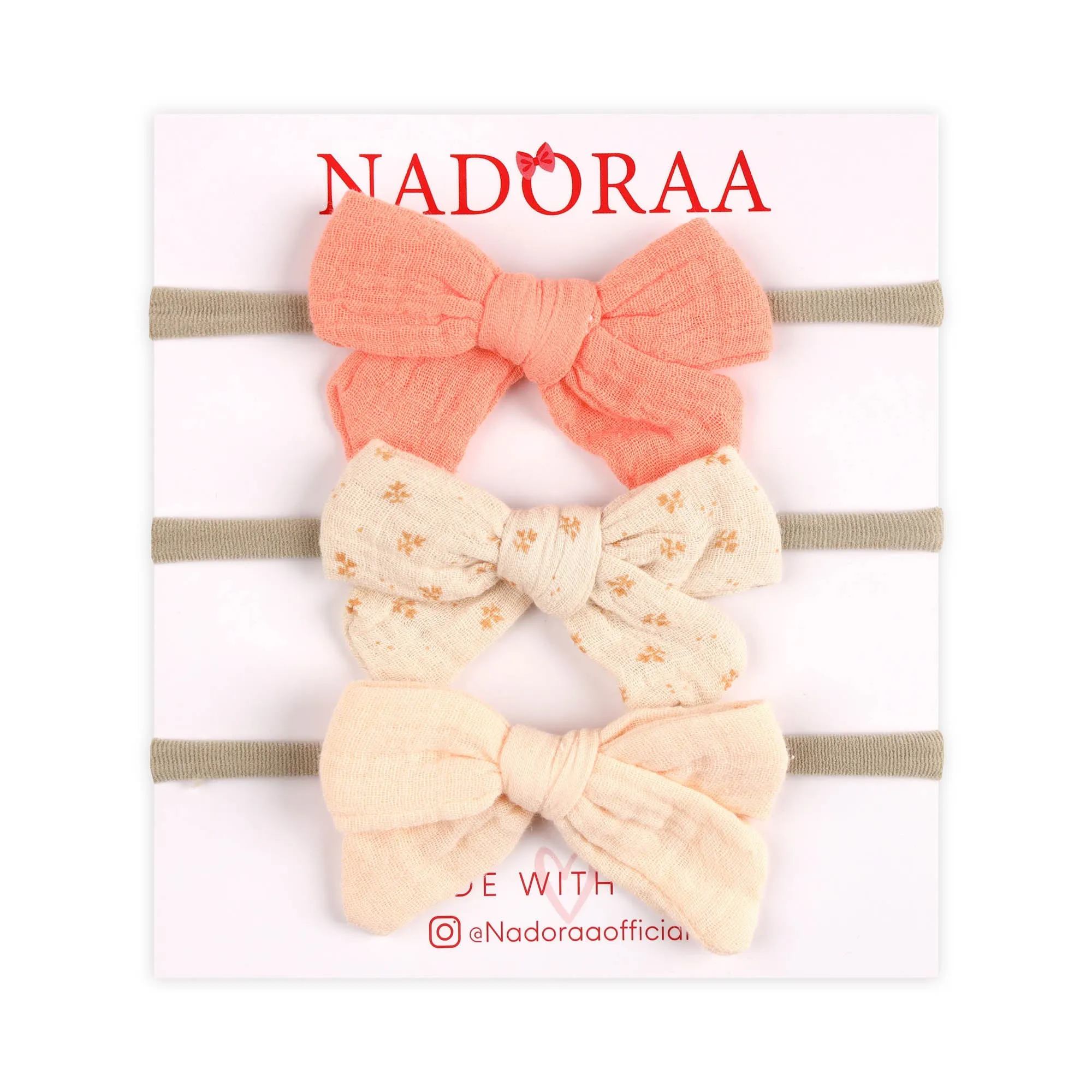 Kicks & Crawl- Little Bloomer Hairbands - Pack of 3