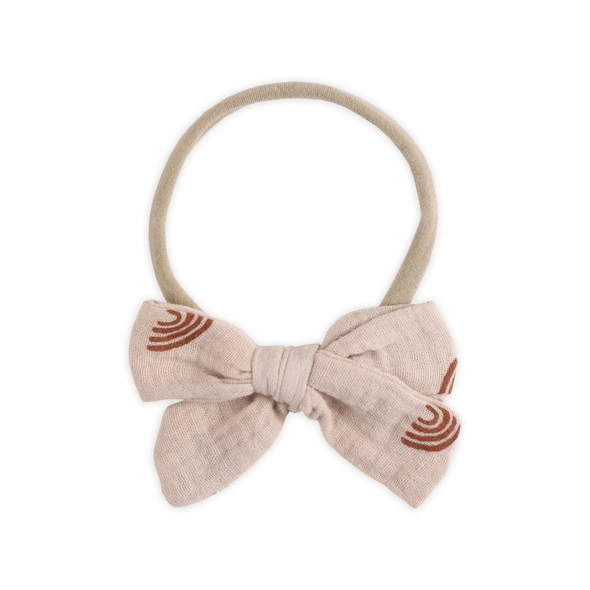 Kicks & Crawl- Rainbow Beige Hairbands - Pack of 3