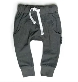 Little Bipsy - Waffle Joggers in Pewter