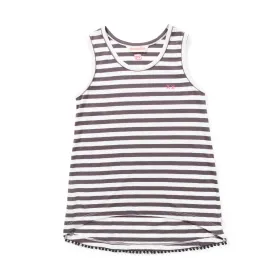 Missie Munster Stripe Triple Crosses Tee