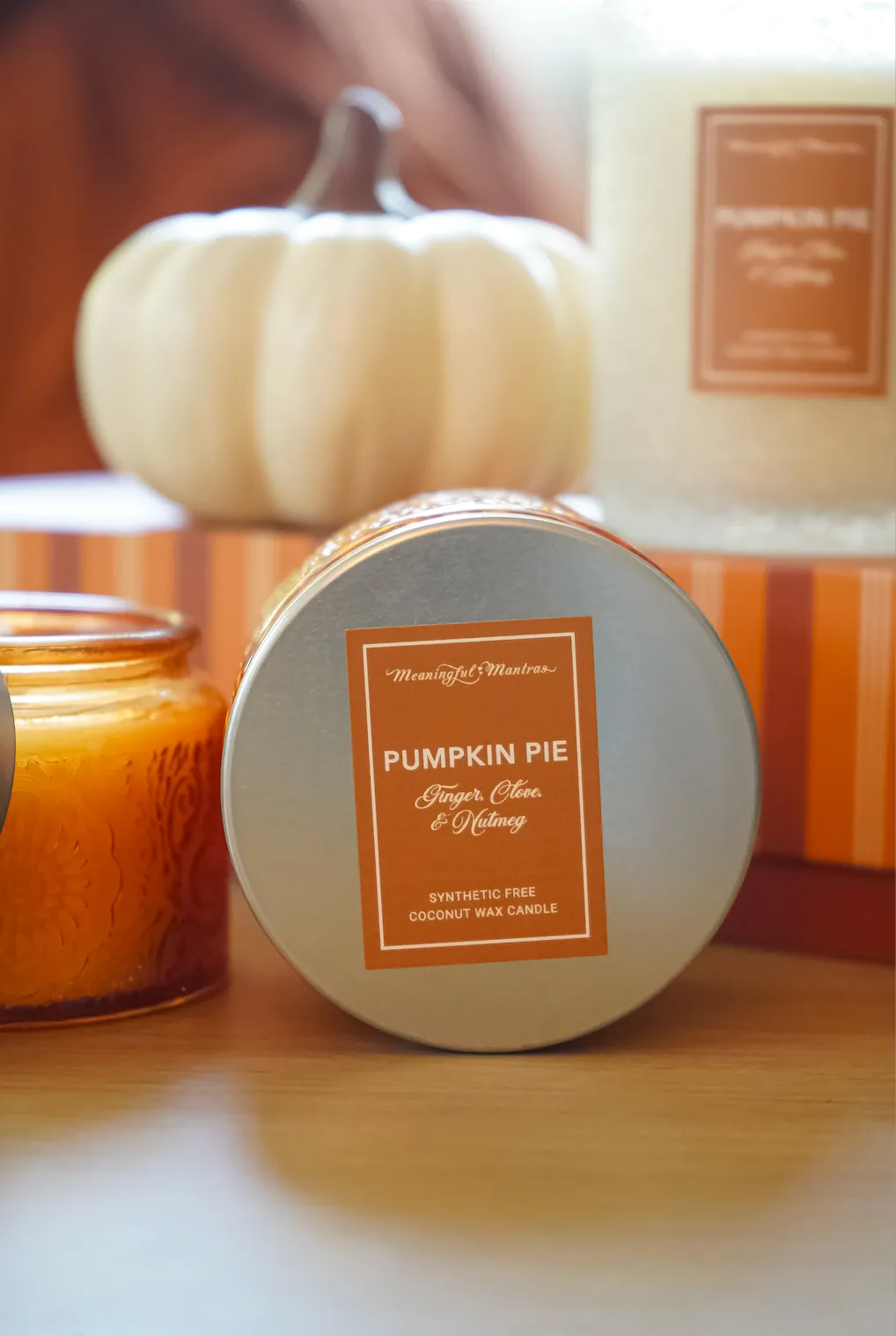 Pumpkin Pie Natural Candle 4oz Ellie Collection