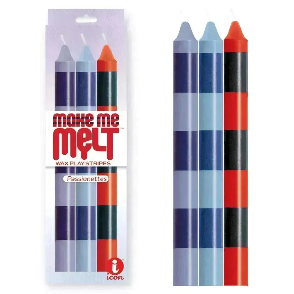 The 9's Make Me Melt Drip Candle 3-Pk, Passionettes - Passion  Drip Candles - 3 Pack