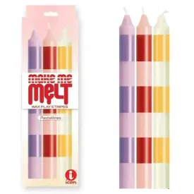 The 9's Make Me Melt Drip Candle 3-Pk - Pastellines - Pastel  Drip Candles - 3 Pack