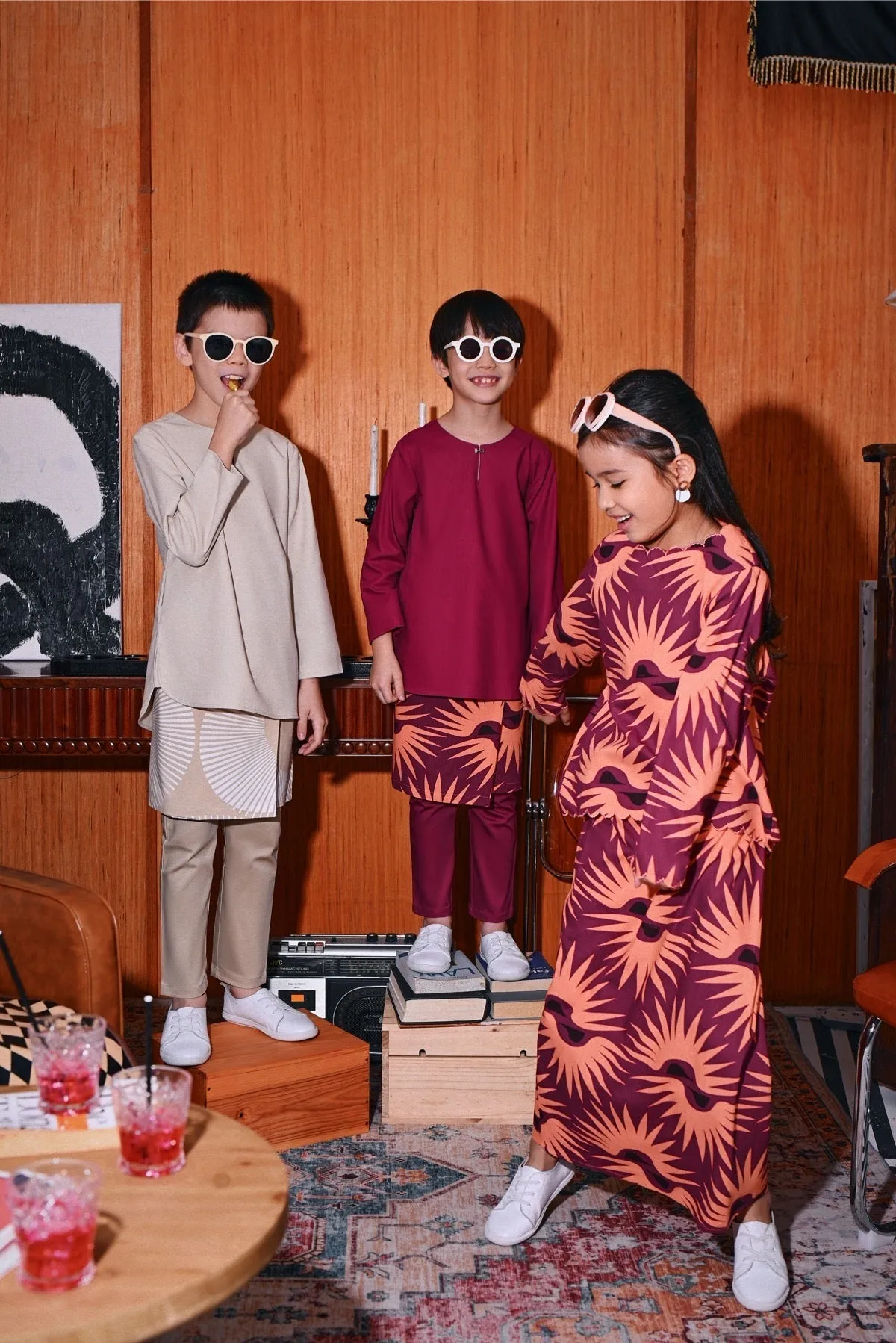 The Congkak Folded Skirt - Edge