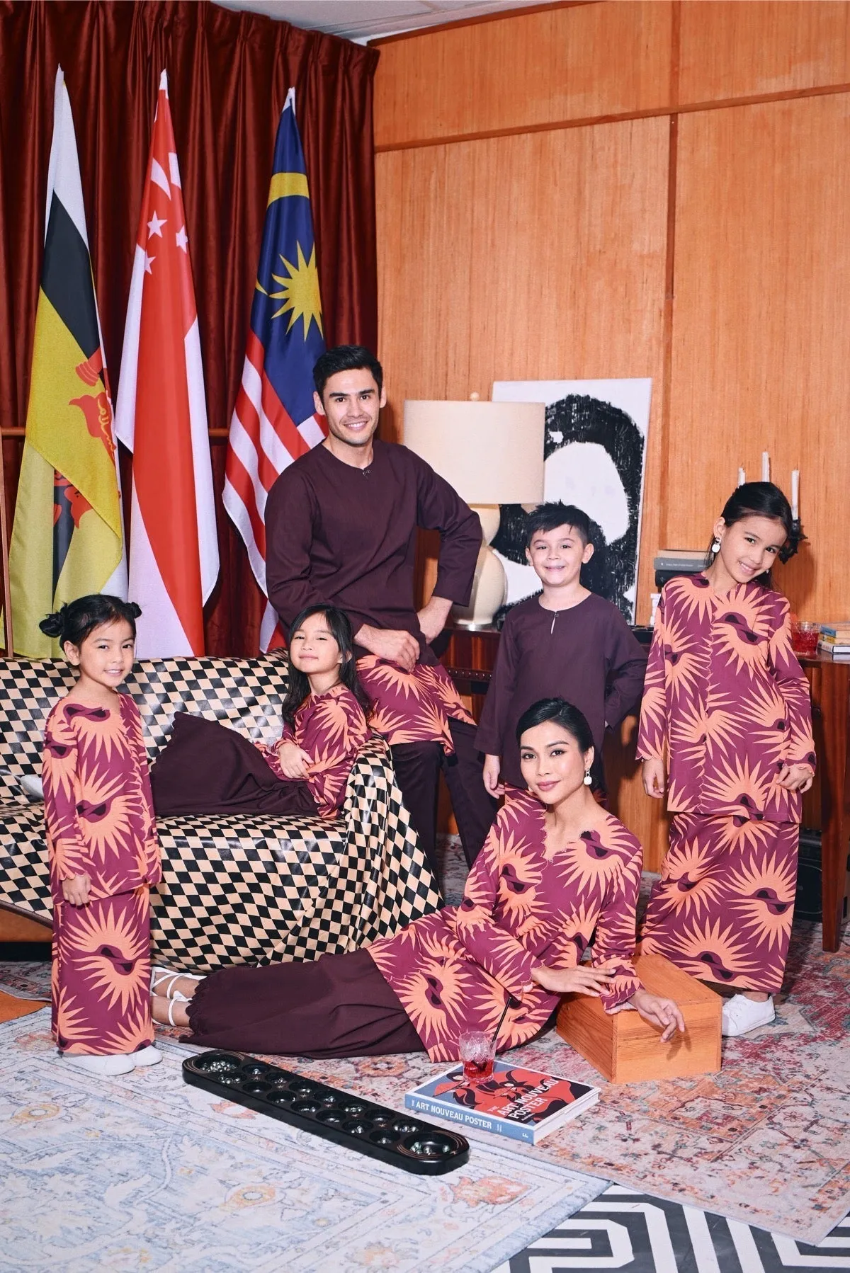 The Congkak Folded Skirt - Edge