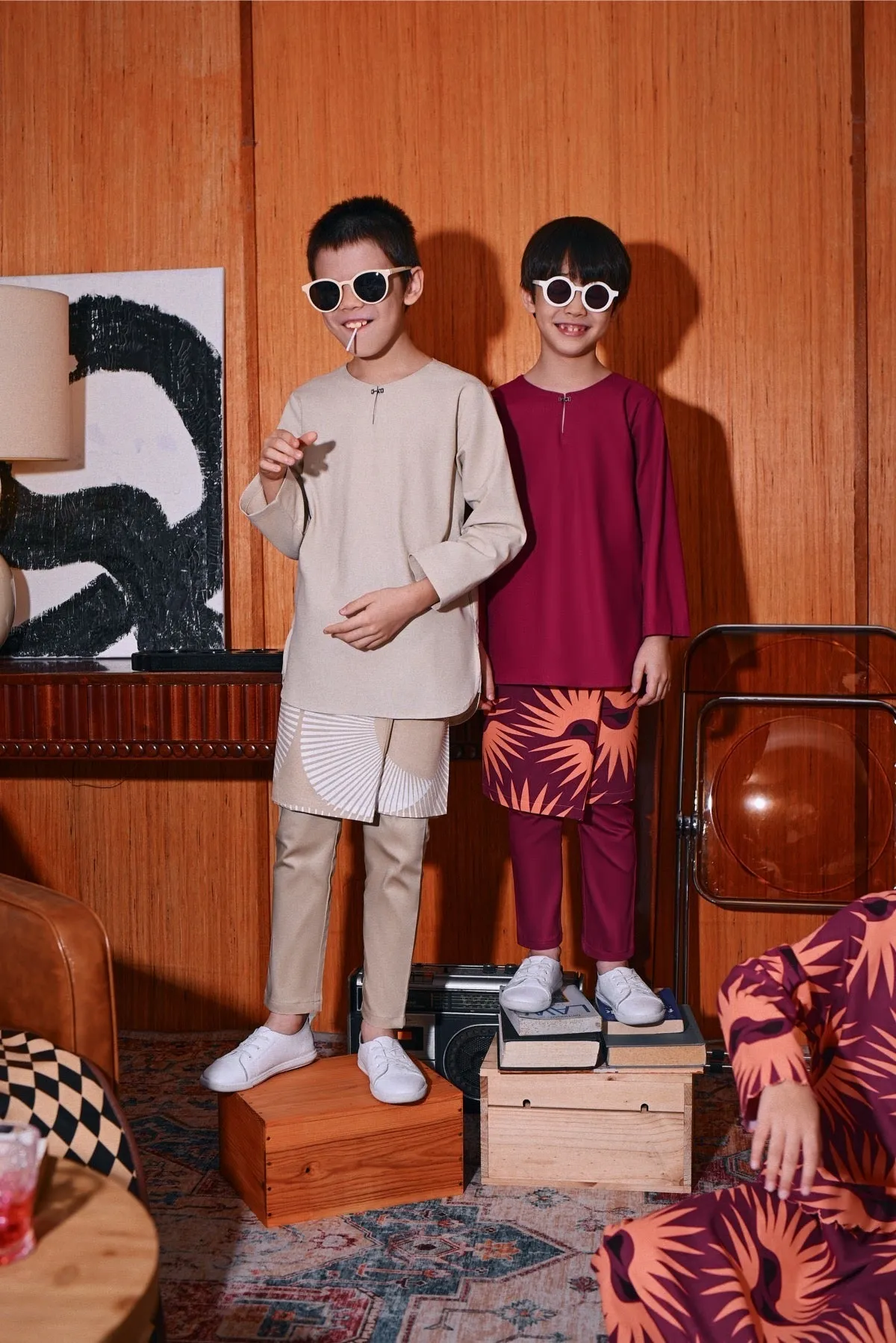 The Congkak Folded Skirt - Edge