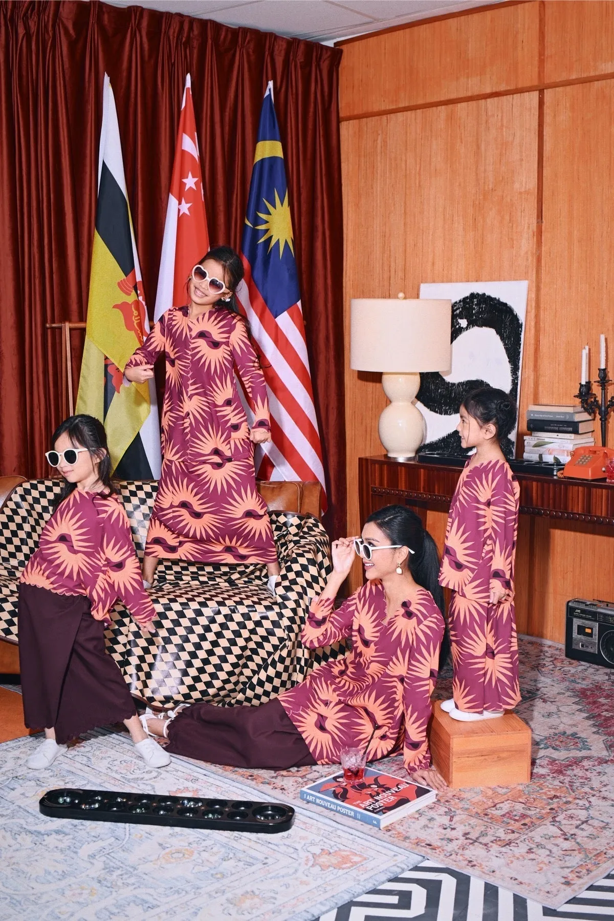 The Congkak Folded Skirt - Edge