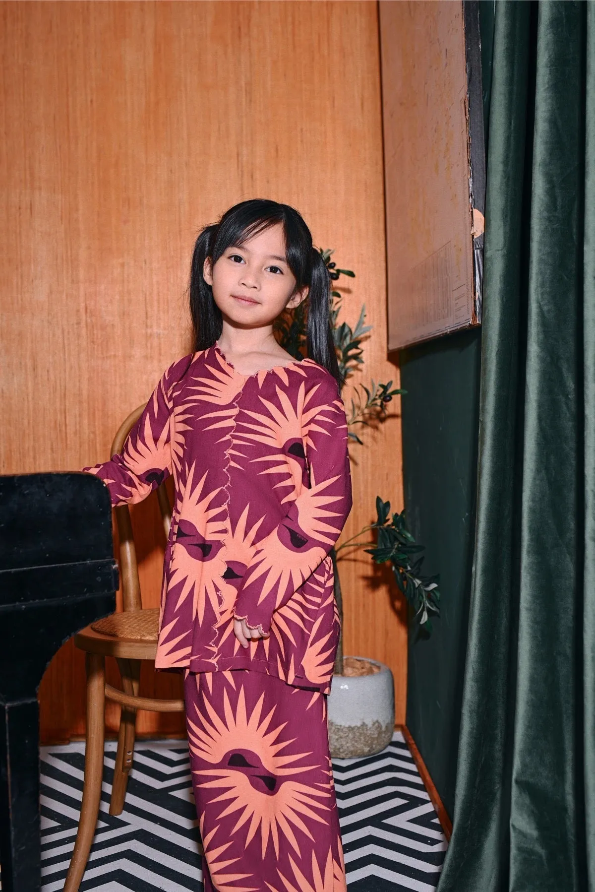 The Congkak Folded Skirt - Edge