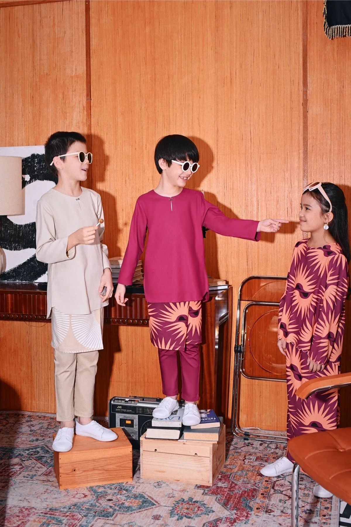 The Congkak Folded Skirt - Edge