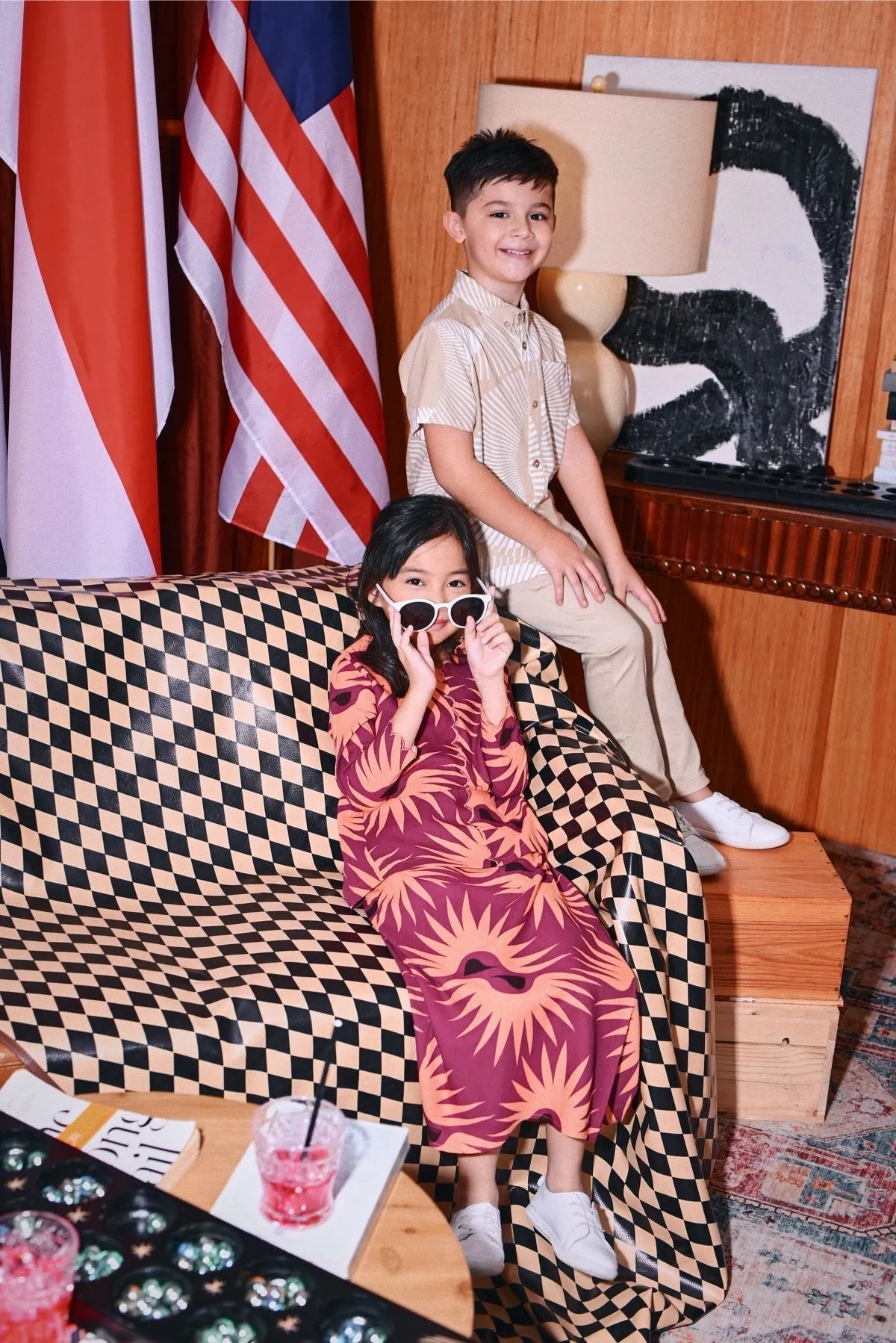 The Congkak Folded Skirt - Edge