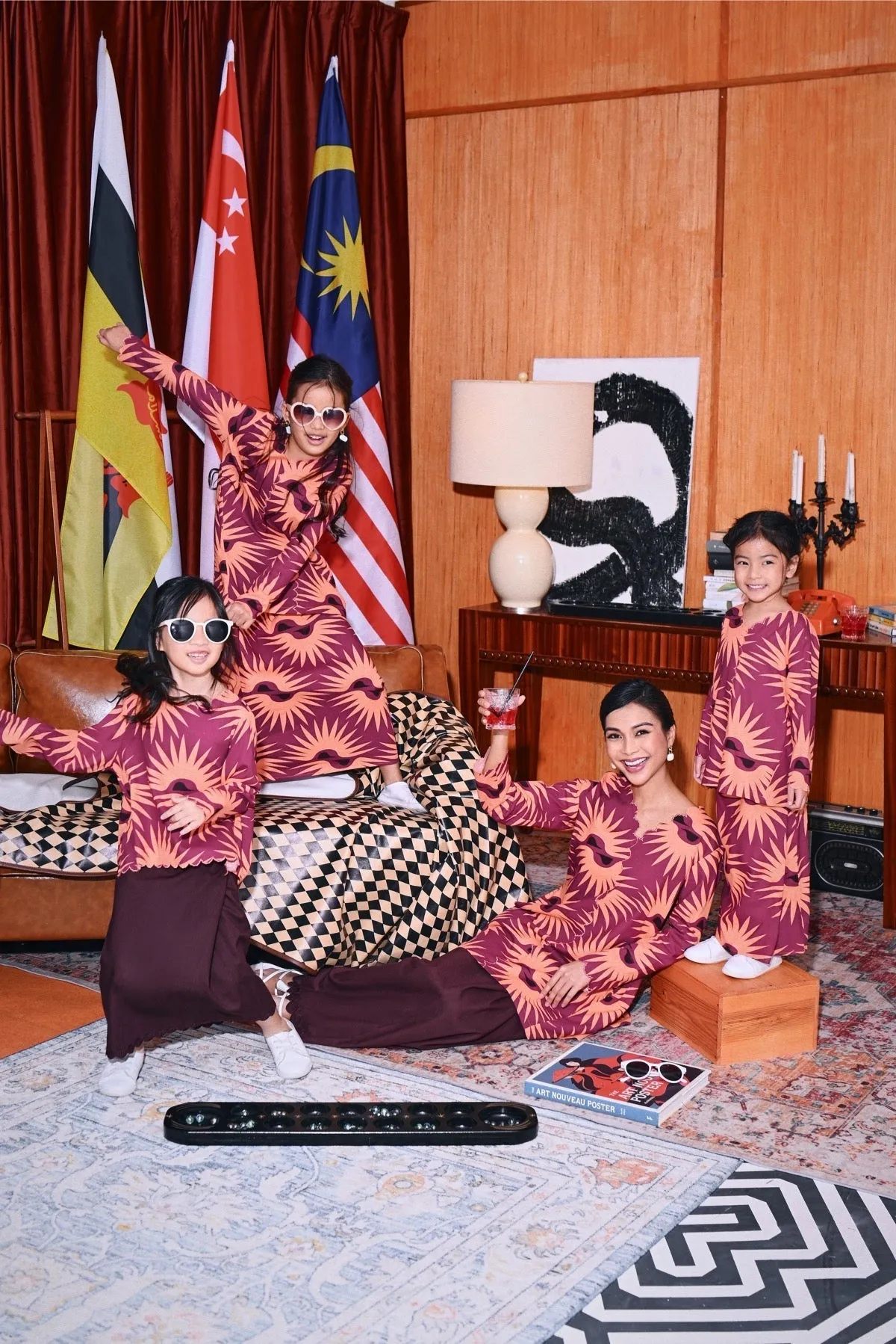The Congkak Folded Skirt - Edge