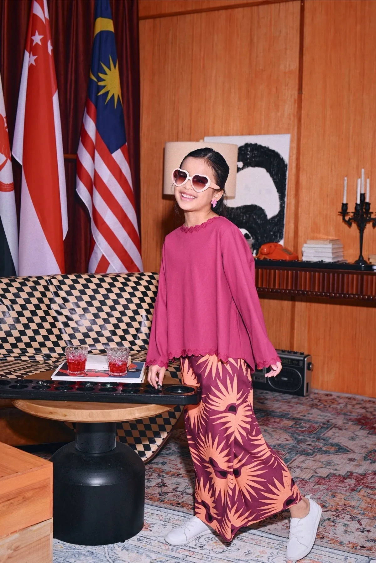 The Congkak Folded Skirt - Edge