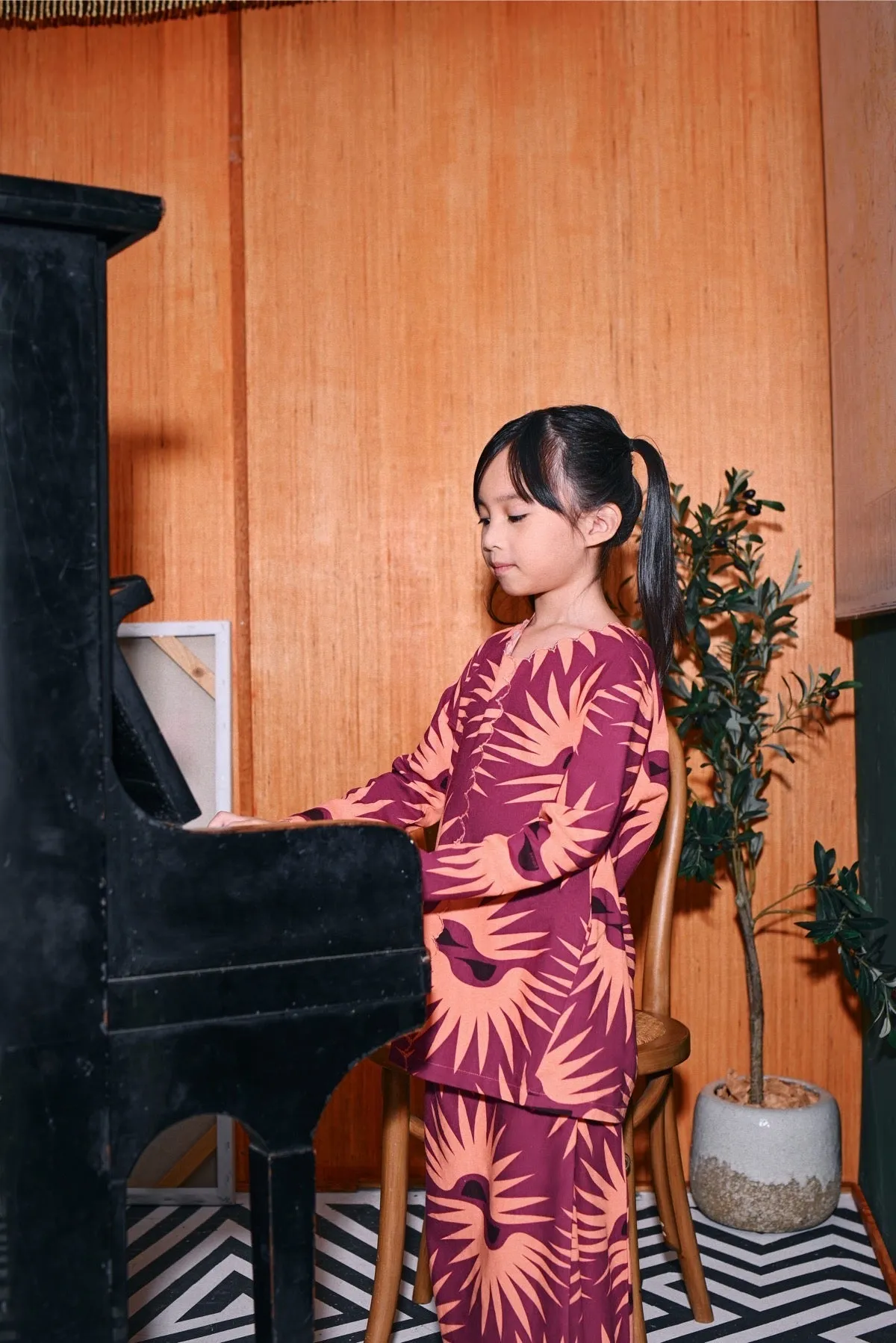 The Congkak Folded Skirt - Edge